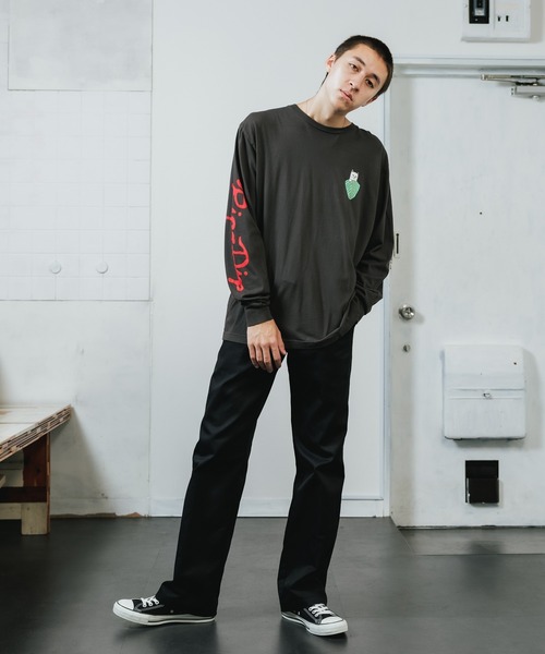 RIPNDIP（リップンディップ）の「RIPNDIP/リップンディップ Nermal Portrait L/S ロンT（Tシャツ/カットソー・メンズ・ブラック・M/L/XL）」の18枚目の写真