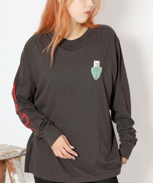 RIPNDIP（リップンディップ）の「RIPNDIP/リップンディップ Nermal Portrait L/S ロンT（Tシャツ/カットソー・メンズ・ブラック・M/L/XL）」の16枚目の写真