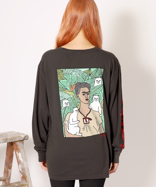 RIPNDIP（リップンディップ）の「RIPNDIP/リップンディップ Nermal Portrait L/S ロンT（Tシャツ/カットソー・メンズ・ブラック・M/L/XL）」の3枚目の写真