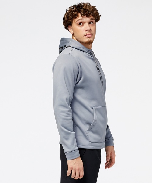 NEW BALANCE(ニューバランス)の「Tenacity パフォーマンス チェストロゴ フリースフーディー(パーカー・メンズ・ブラック/ネイビー/グレー・LARGE/XX-LARGE/SMALL/MEDIUM/X-LARGE)」の12枚目の写真