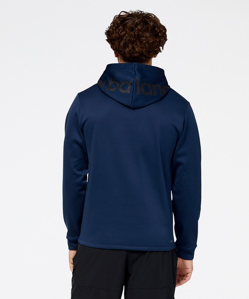 NEW BALANCE(ニューバランス)の「Tenacity パフォーマンス チェストロゴ フリースフーディー(パーカー・メンズ・ブラック/ネイビー/グレー・LARGE/XX-LARGE/SMALL/MEDIUM/X-LARGE)」の11枚目の写真