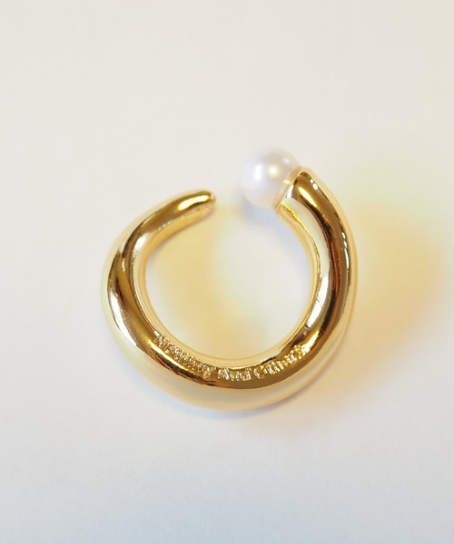 Nothing And Others(ナッシングアンドアザーズ)の「「Nothing And Others/ナッシングアンドアザーズ」Freshwaterpearl Ring(リング・レディース・シルバー/ゴールド・FREE)」の9枚目の写真