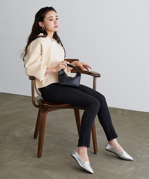 KOBE LETTUCE（コウベレタス）の「ポインテッドローファー（ローファー・レディース・ブラウン/シルバー/ブラック・22.5cm/23.0cm/24.0cm/22.0cm/24.5cm/23.5cm）」の9枚目の写真