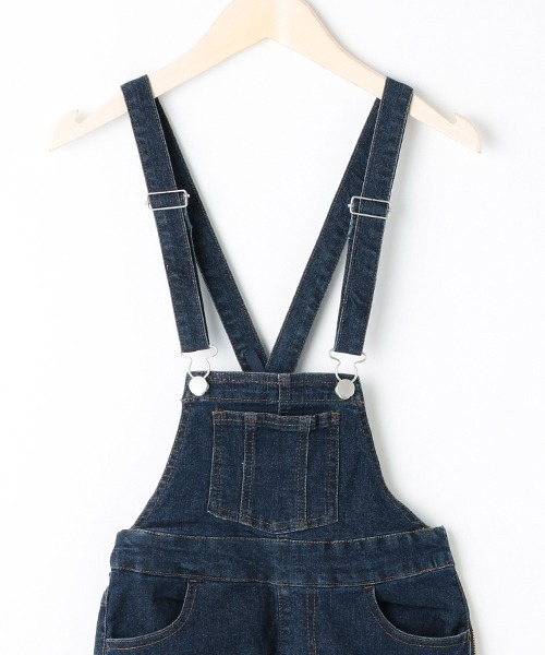 LOVETOXIC(ラブトキシック)の「スキニーサロペット(サロペット/オーバーオール・キッズ・ブラック/ライトブルー・M/S/L)」の5枚目の写真