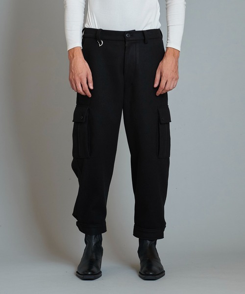 NO ID.(ノーアイディ)の「【NO ID.】Sarrouel Cargo Trousers / サルエル カーゴ トラウザーズ(スラックス・メンズ・ワイン/ブラック/ダークグレー・1/2)」の6枚目の写真