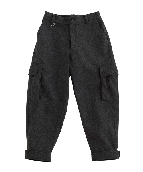 NO ID.(ノーアイディ)の「【NO ID.】Sarrouel Cargo Trousers / サルエル カーゴ トラウザーズ(スラックス・メンズ・ワイン/ブラック/ダークグレー・1/2)」の7枚目の写真