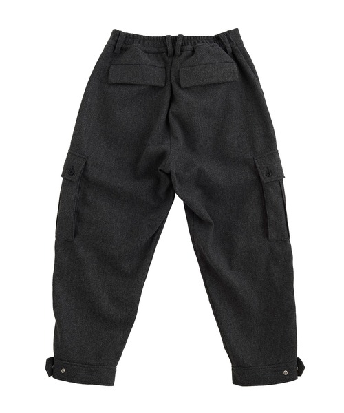 NO ID.(ノーアイディ)の「【NO ID.】Sarrouel Cargo Trousers / サルエル カーゴ トラウザーズ(スラックス・メンズ・ワイン/ブラック/ダークグレー・1/2)」の8枚目の写真