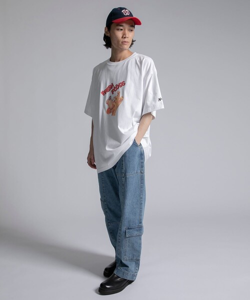 Name.(ネーム)の「STUDIOUS別注 PRINT TEE DOG(Tシャツ/カットソー・メンズ・ホワイト/ブラック・1/2)」の3枚目の写真