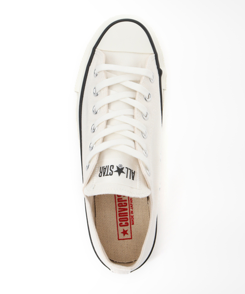 CONVERSE ALL STAR（コンバースオールスター）の「【CONVERSE/コンバース】  ALL STAR J OX：オールスターローカット（スニーカー・レディース・ホワイト・23.5cm/24cm/24.5cm/25cm）」の6枚目の写真