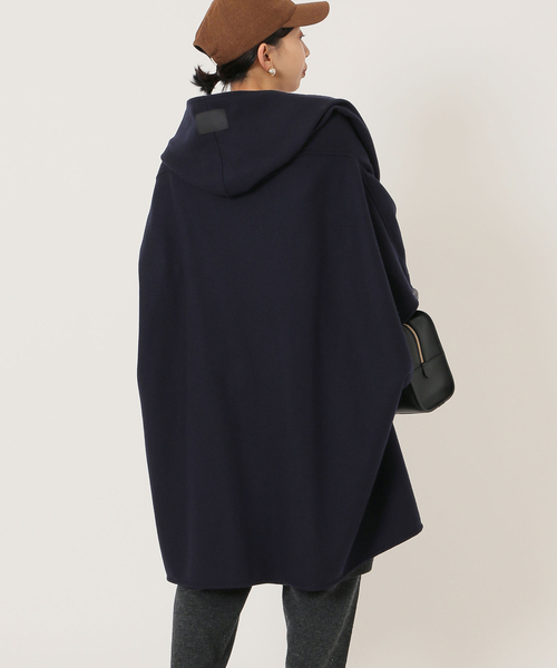 【COGTHEBIGSMOKE】 GITTY HOODED CAPE GITTY HOODED CAPE, Poncho-shaped, Made in Japan | COGTHEBIGSMOKE