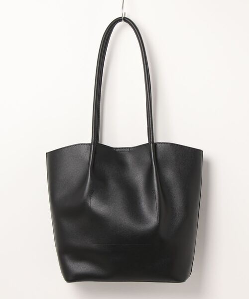 coca（coca）（コカ）の「フェイクレザートートバッグ（トートバッグ・レディース・ブラック/ベージュ・ONE SIZE）」の13枚目の写真