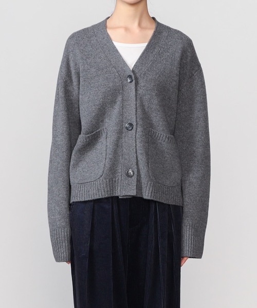 美品★ADAWAS コンパクトカーディガン ADAWAS（アダワズ）の「【ADAWAS】カシミヤ ニットカーディガン
