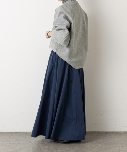 Omekashi（オメカシ）の「フレアロングスカート（スカート・レディース・ブラック/オフホワイト/ブルー/ネイビー/ブラック系その他2・38/36）」の15枚目の写真