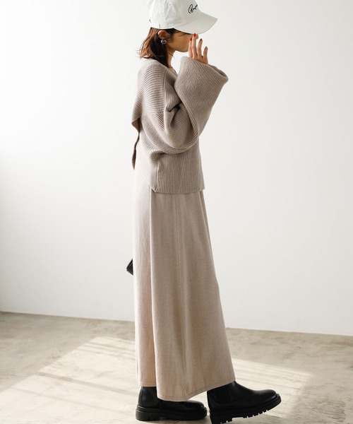 GeeRA（ジーラ）の「マルチウェイクロスニットワンピース（ワンピース・レディース・サンドグレー/ブラック・MEDIUM/LARGE）」の22枚目の写真