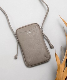 rinto（リント）の「【BEAURE/ビュレ】牛革 レザー両面ポケット スマホショルダー ケース（ショルダーバッグ）」