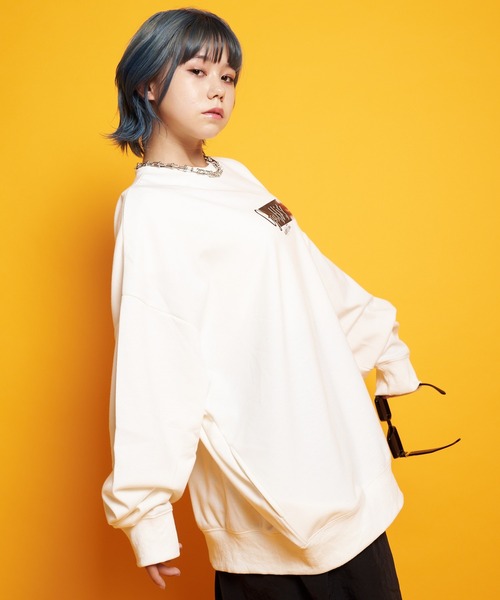 GALLIS ADDICTION(ガリスアディクション)の「GA LIPS-PHOTO CREW(スウェット・メンズ・ホワイト/ブラック・M/L)」の15枚目の写真