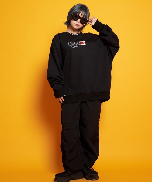 GALLIS ADDICTION(ガリスアディクション)の「GA LIPS-PHOTO CREW(スウェット・メンズ・ホワイト/ブラック・M/L)」の10枚目の写真