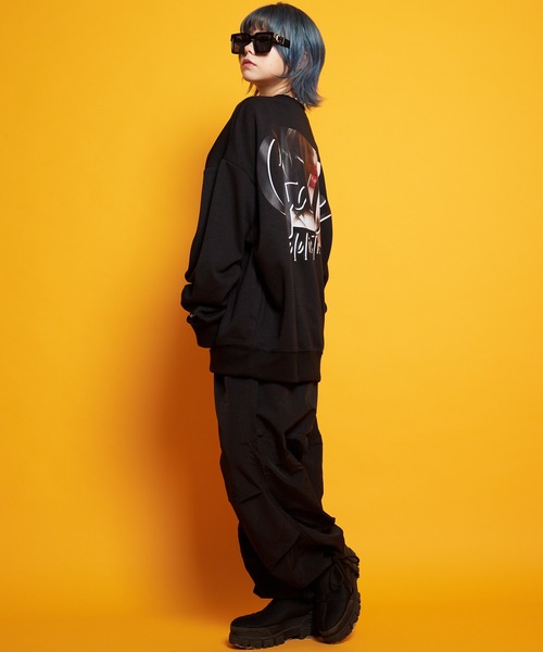 GALLIS ADDICTION(ガリスアディクション)の「GA LIPS-PHOTO CREW(スウェット・メンズ・ホワイト/ブラック・M/L)」の6枚目の写真