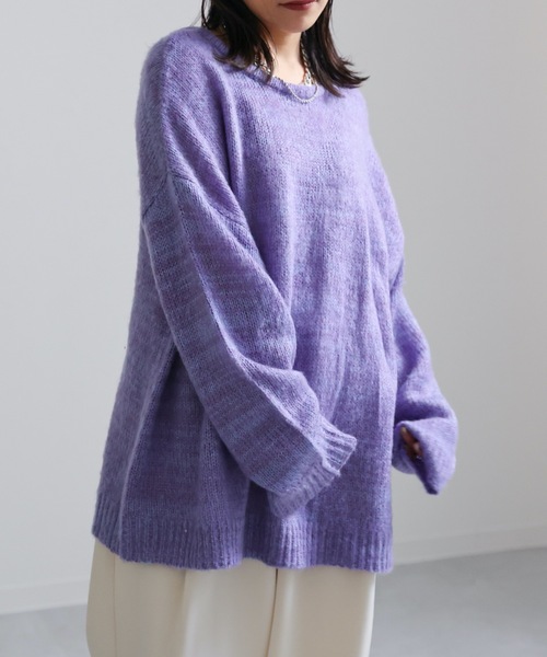 ap retro(アプレトロ)の「表面起毛バックデザイン / ニットプルオーバー(ニット/セーター・レディース・アイボリー/ピンク/マスタード/ラベンダー・FREE)」の6枚目の写真