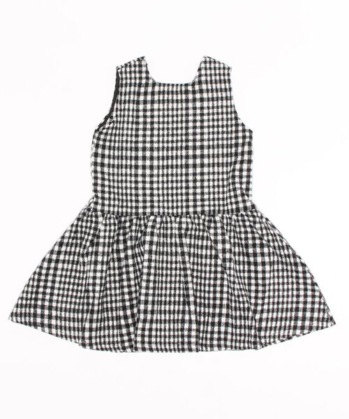 coca（coca）（コカ）の「キッズ 親子お揃い モッサチェック柄 ギャザー ジャンパースカート（ジャンパースカート・キッズ・A/B・110/130/120/100/140）」の3枚目の写真