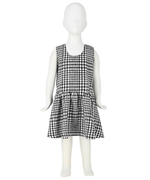 coca（coca）（コカ）の「キッズ 親子お揃い モッサチェック柄 ギャザー ジャンパースカート（ジャンパースカート・キッズ・A/B・110/130/120/100/140）」の11枚目の写真