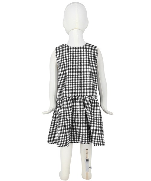 coca（coca）（コカ）の「キッズ 親子お揃い モッサチェック柄 ギャザー ジャンパースカート（ジャンパースカート・キッズ・A/B・110/130/120/100/140）」の13枚目の写真