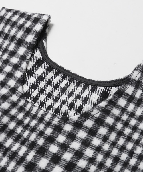 coca（coca）（コカ）の「キッズ 親子お揃い モッサチェック柄 ギャザー ジャンパースカート（ジャンパースカート・キッズ・A/B・110/130/120/100/140）」の14枚目の写真