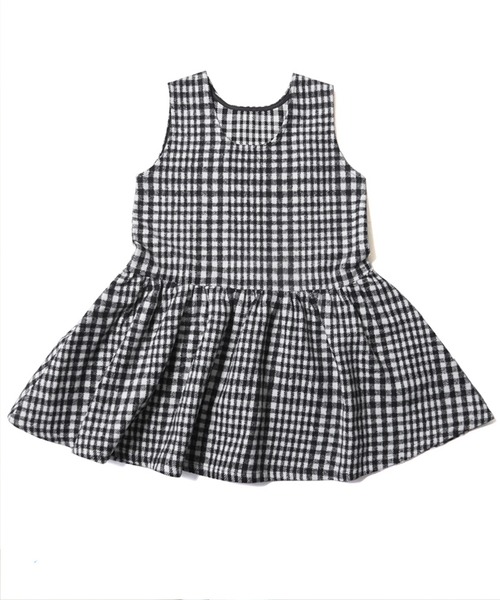 coca（coca）（コカ）の「キッズ 親子お揃い モッサチェック柄 ギャザー ジャンパースカート（ジャンパースカート・キッズ・A/B・110/130/120/100/140）」の10枚目の写真