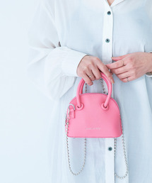 macaroni edge | 〈macaroni edge/マカロニエッジ〉マイクロミニバッグ ドームバッグ チェーンショルダーストラップ(ショルダーバッグ)