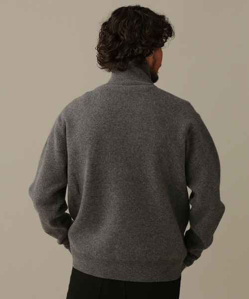 NANO universe(ナノユニバース)の「LB.03/カシミヤミックススムースタートルニット(ニット/セーター・メンズ・オフホワイト/ブラウン/レッド/チャコール・M/S/L)」の9枚目の写真