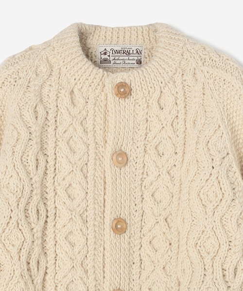 INVERALLAN(インバーアラン)の「INVERALLAN | 〈別注〉ハンドニットクルーカーディガン WOMEN(カーディガン/ボレロ・レディース・Nat・38)」の9枚目の写真