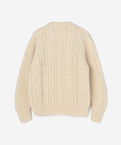 INVERALLAN(インバーアラン)の「INVERALLAN | 〈別注〉ハンドニットクルーカーディガン WOMEN(カーディガン/ボレロ・レディース・Nat・38)」の11枚目の写真