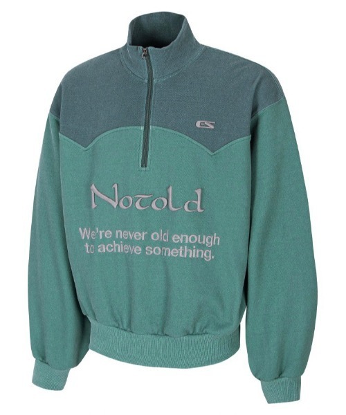 ESC STUDIO（イーエスシースタジオ）の「【ESC STUDIO/イーエスシースタジオ】half zipup mtm / ハーフジップ ハーフジップアップ スウェットシャツ ハイネック スウェット トレーナー 秋服 冬服 長袖トップス（スウェット・メンズ・グレー/グリーン・ONE SIZE）」の13枚目の写真