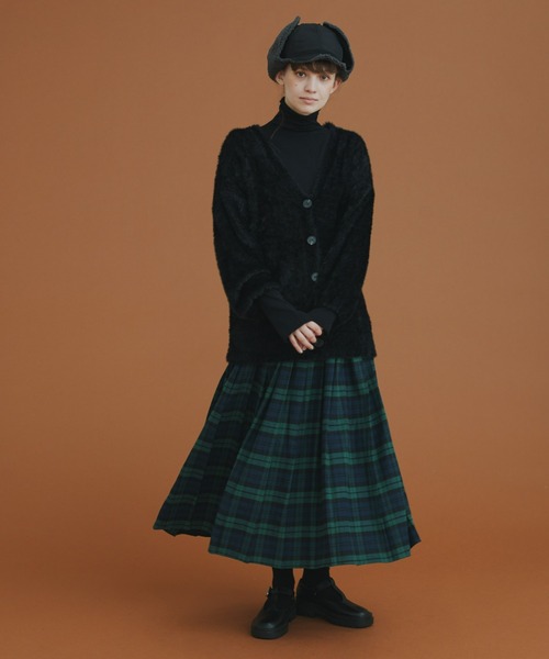 EDIT Gris(エディットグリ)の「2wayチェックプリーツスカート(スカート・レディース・グリーン系その他/ブルー系その他/ピンク系その他・FREE)」の22枚目の写真