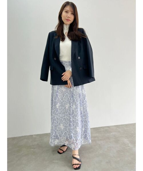 MERCURYDUO（マーキュリーデュオ）の「3WAYボタンニット（ニット/セーター・レディース・ブラック/オフホワイト/イエロー/ベージュ・FREE）」の14枚目の写真