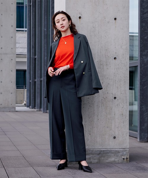 ヘムダブルワイドパンツ（その他パンツ）｜ur's（ユアーズ）