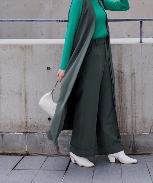 ヘムダブルワイドパンツ（その他パンツ）｜ur's（ユアーズ）