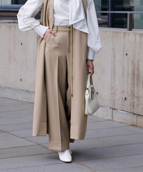 ヘムダブルワイドパンツ（その他パンツ）｜ur's（ユアーズ）