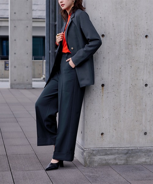 ヘムダブルワイドパンツ（その他パンツ）｜ur's（ユアーズ）