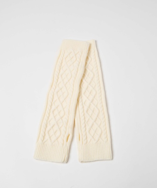 WEGO（ウィゴー）の「WEGO/ケーブルカバー（アームカバー・レディース・ピンク/ベージュ/アイボリー・FREE）」の4枚目の写真