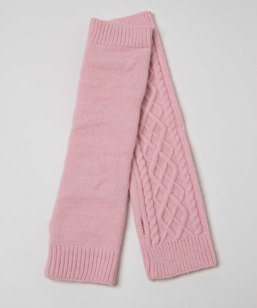 WEGO（ウィゴー）の「WEGO/ケーブルカバー（アームカバー・レディース・ピンク/ベージュ/アイボリー・FREE）」の7枚目の写真