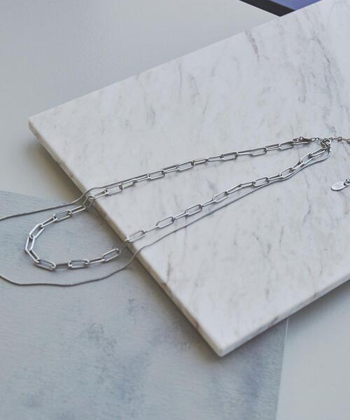 green label relaxing（グリーンレーベルリラクシング）の「2連 3WAY ネックレス（ネックレス・レディース・ゴールド/シルバー・FREE）」の2枚目の写真