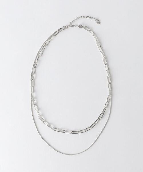 green label relaxing（グリーンレーベルリラクシング）の「2連 3WAY ネックレス（ネックレス・レディース・ゴールド/シルバー・FREE）」の5枚目の写真