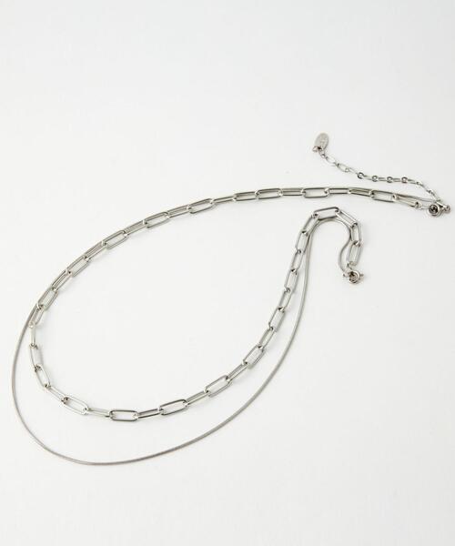 green label relaxing（グリーンレーベルリラクシング）の「2連 3WAY ネックレス（ネックレス・レディース・ゴールド/シルバー・FREE）」の6枚目の写真