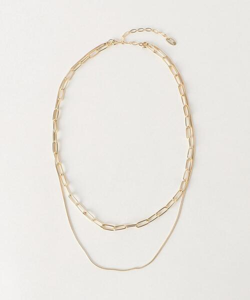 green label relaxing（グリーンレーベルリラクシング）の「2連 3WAY ネックレス（ネックレス・レディース・ゴールド/シルバー・FREE）」の8枚目の写真