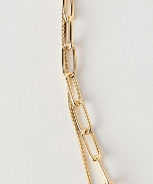 green label relaxing（グリーンレーベルリラクシング）の「2連 3WAY ネックレス（ネックレス・レディース・ゴールド/シルバー・FREE）」の13枚目の写真