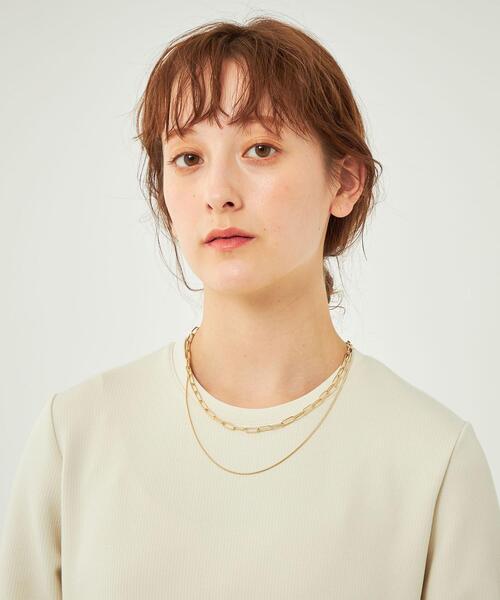 green label relaxing（グリーンレーベルリラクシング）の「2連 3WAY ネックレス（ネックレス・レディース・ゴールド/シルバー・FREE）」の19枚目の写真