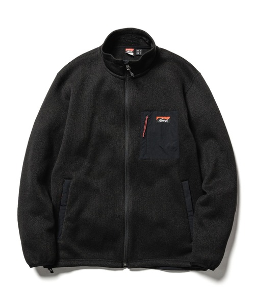 NANGA(ナンガ)の「【NANGA/ナンガ】FLEECE ポーラテック フリースジップブルゾン(ブルゾン・メンズ・ブラック/グレー/カーキ・M/L)」の2枚目の写真