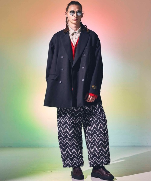 ユニセックスアイテム》ダイヤジャガードプライムオーバーシャツ