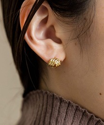 SMELLY | ロールラインクロスワンタッチピアス(ピアス（両耳用）)